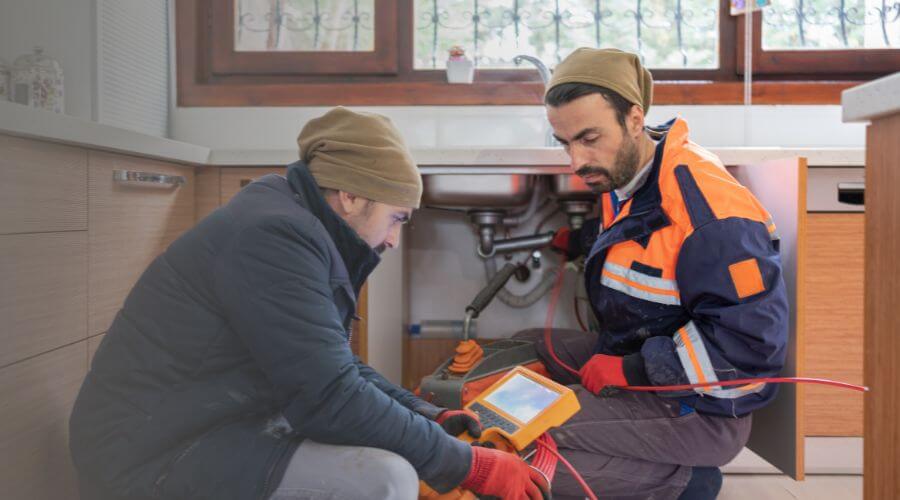 Local sewer line repair in Gambell, AK